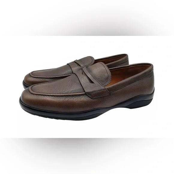 Bally MICSON/01 Men's Medium
Brown Leather Slip On Loafer Dress
Shoes - Picture 2 of 16